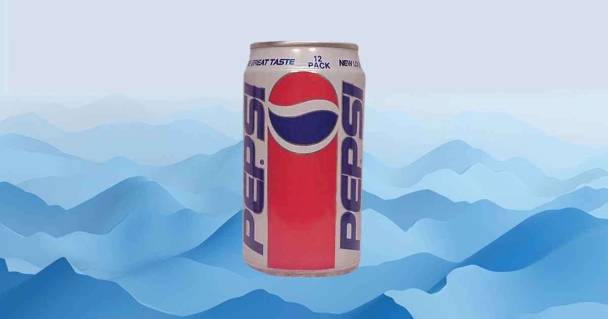 1991 1997 20 Pepsi Can