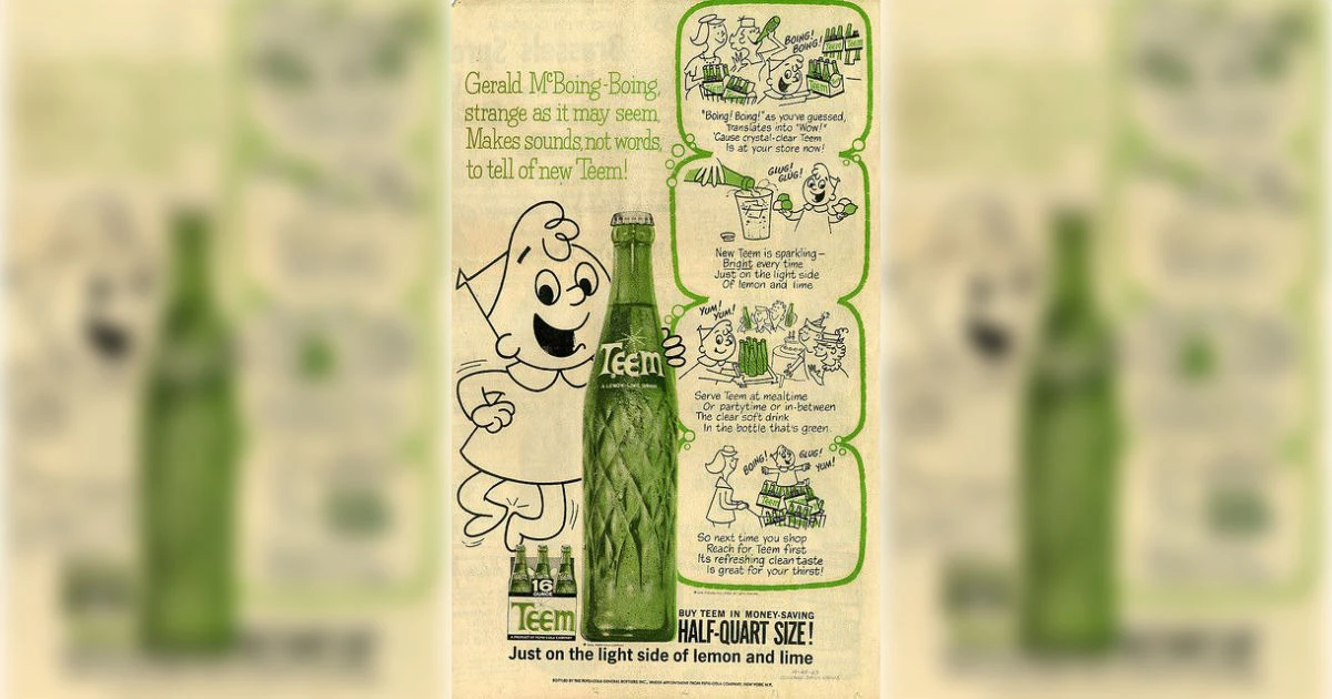 PepsiCo Teem Vintage Ad