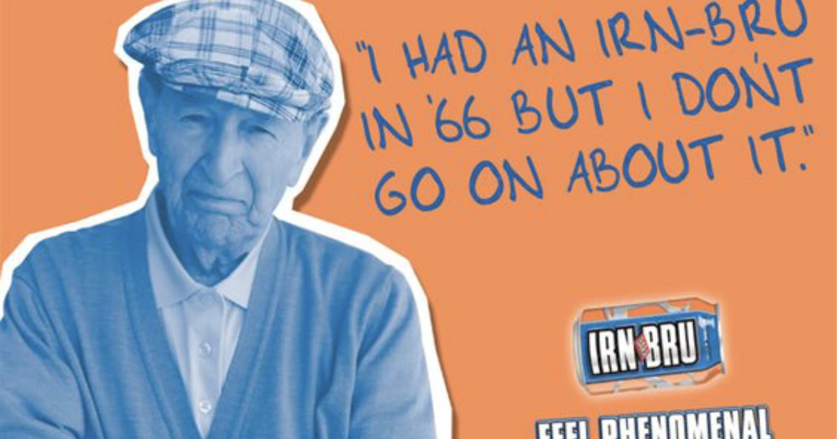 Irn Bru Vintage Ad