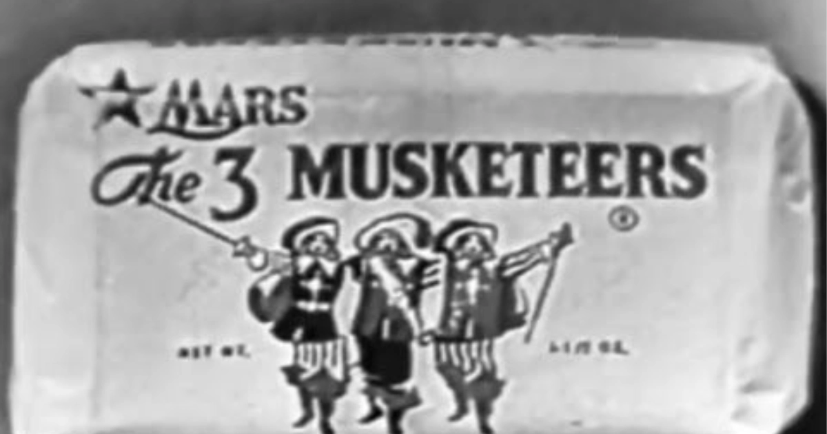 3 Musketeers Bar First Tv Commerical