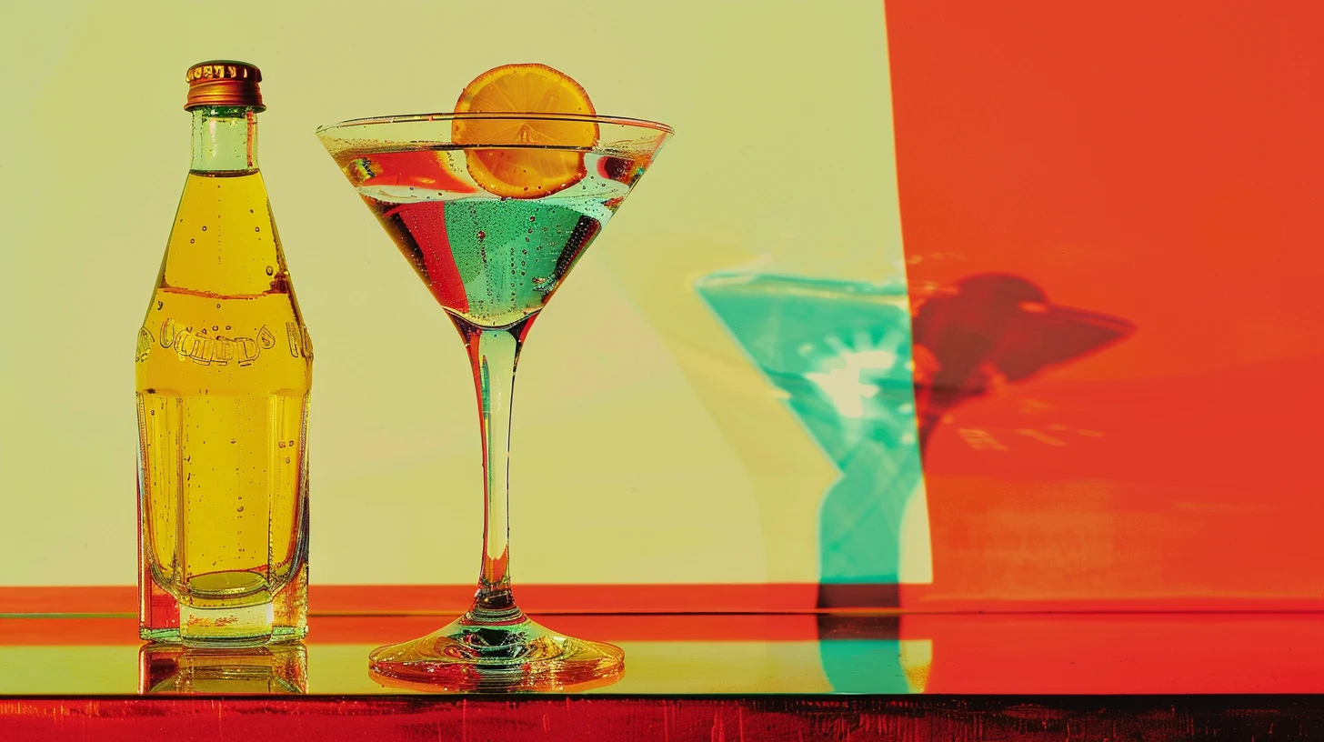© History Oasis A Martini And A Bottle Of Ginger Ale