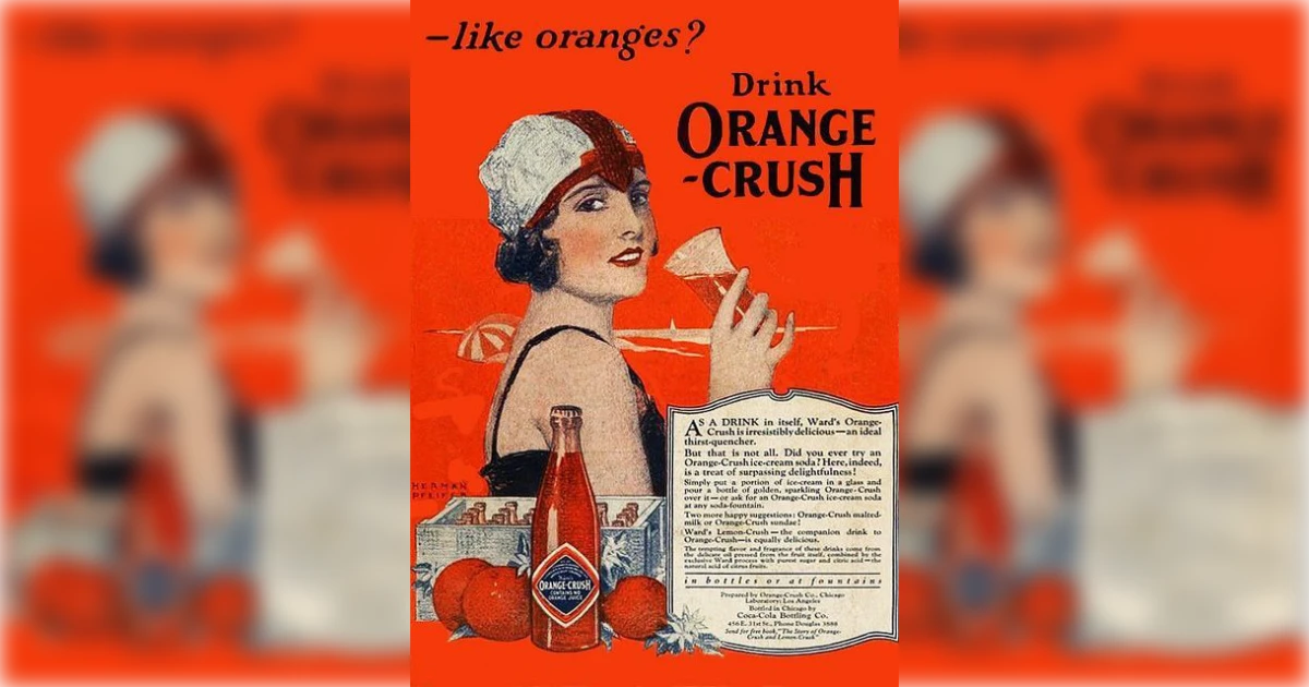 Crush Vintage Orange Crush Ad
