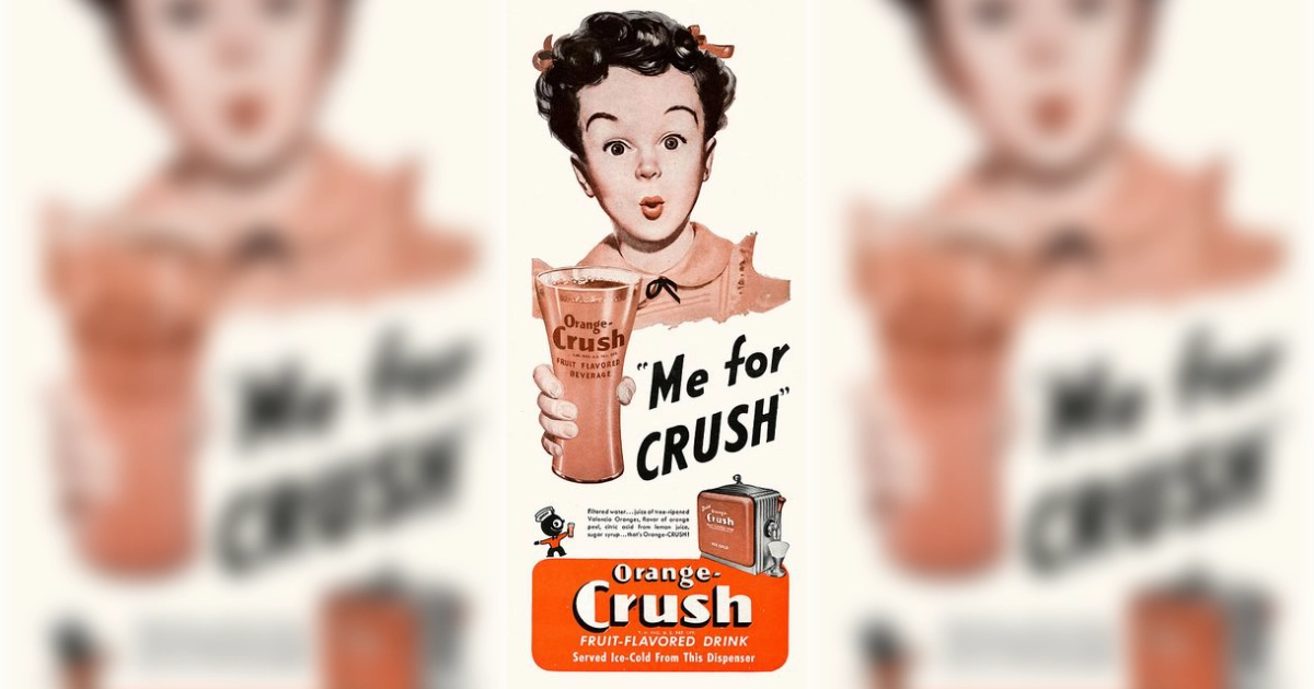 Crush Orange Crush Vintage Ad