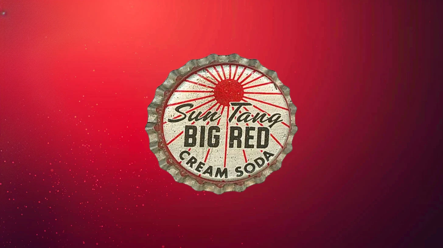 Sun Tang Big Red Cream Soda Bottle Cap