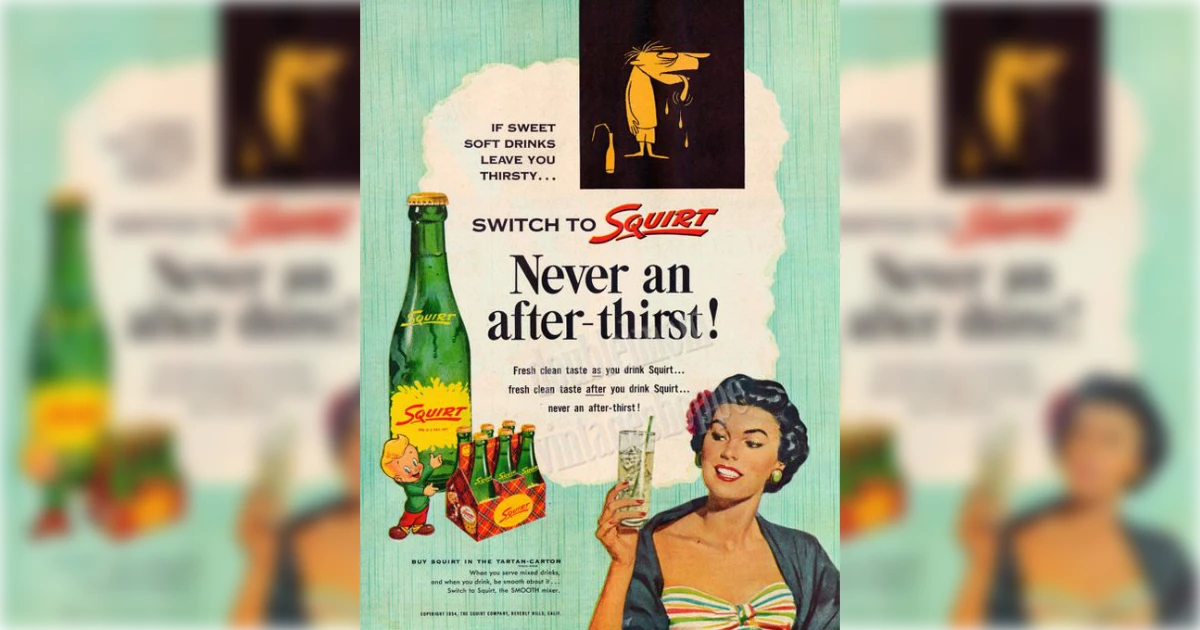 Switch To Squirt Vintage Ad