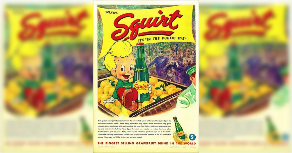Vintage Squirt Poster