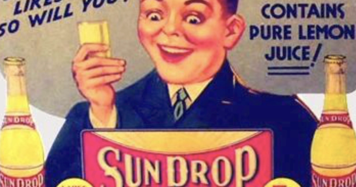 Sun Drop Vintage Ad
