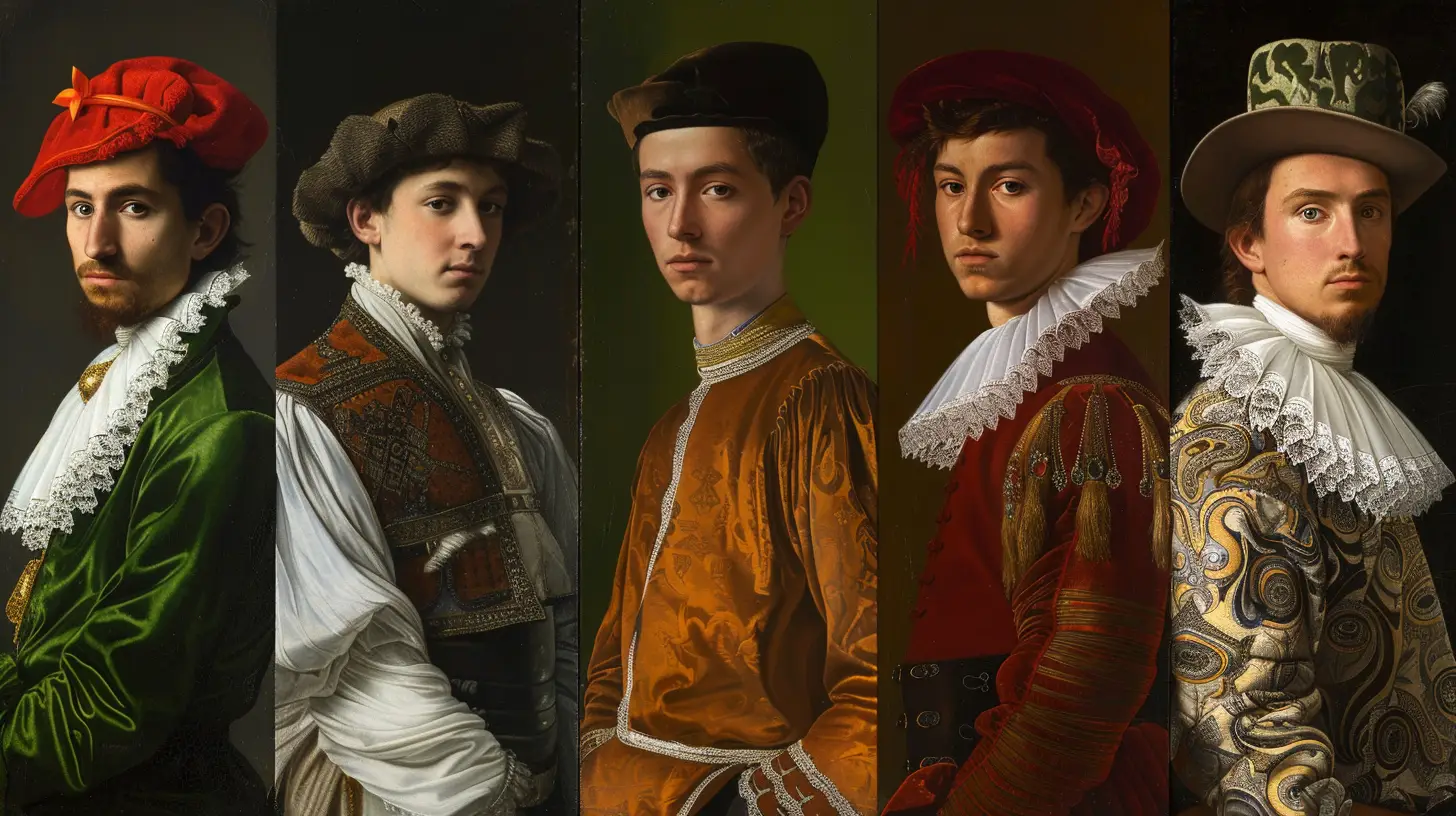 Renaissance 16th Century Fashion Men