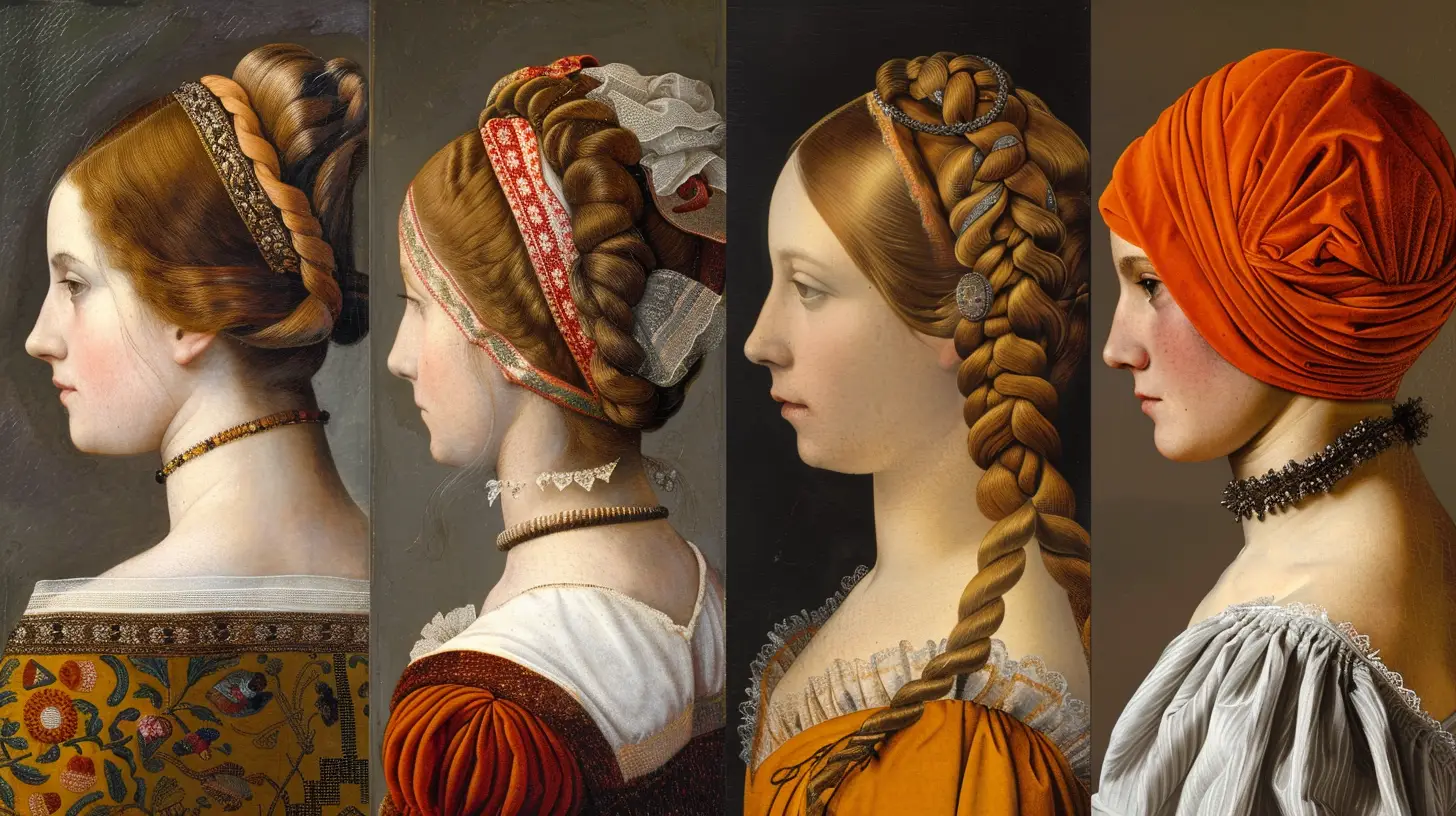 Womens Hairstyles Renaissance