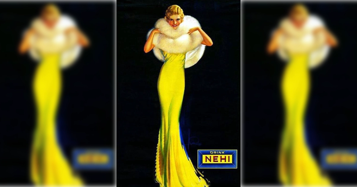 Nehi Yellow Dress Ad