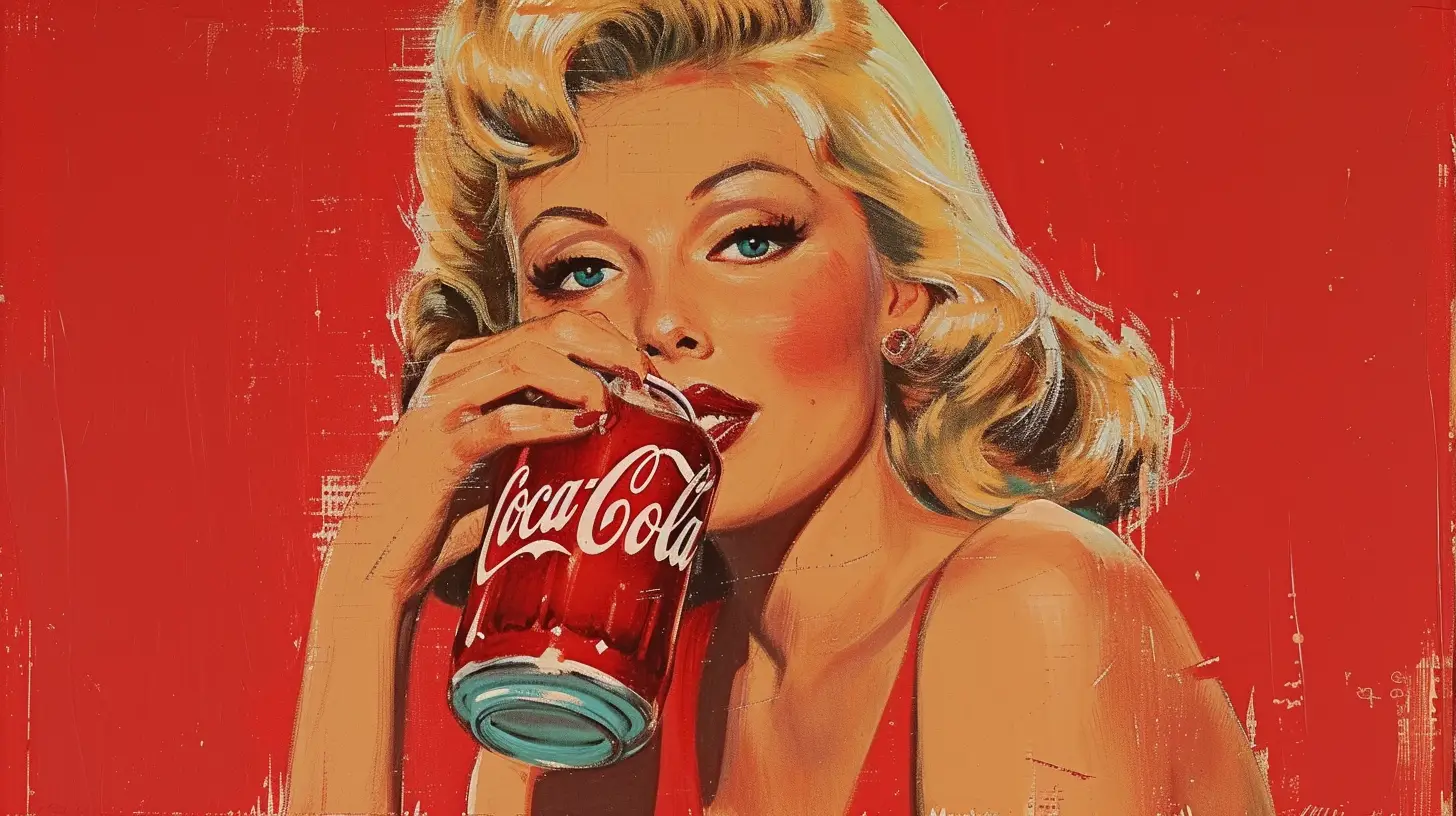 © History Oasis Coca Cola Hot Girl 1950s