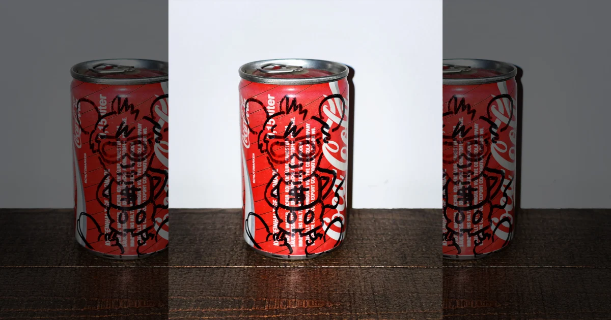 Keith Haring 20 Coke Can