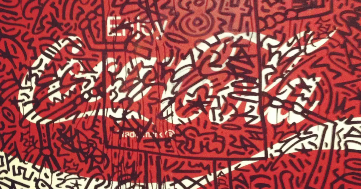 Keith Haring Coca Cola Artwork