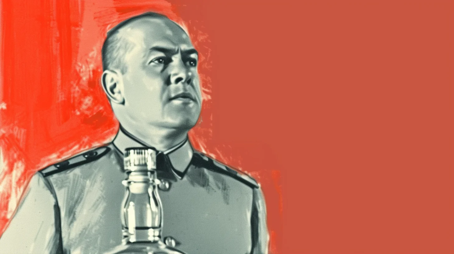 Soviet Union General Clear Bottle