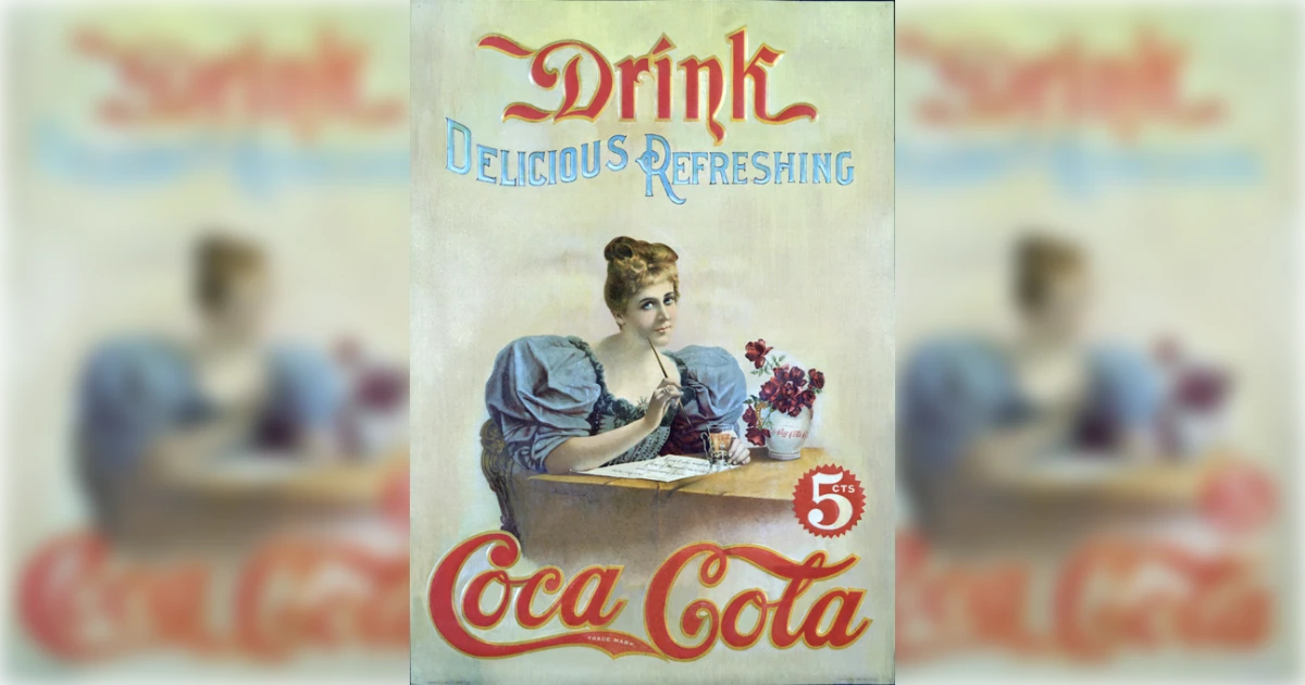 The Coca-Cola Company Coca Cola Ad 20 Hilda Clark 2C Delicious 2C Refreshing
