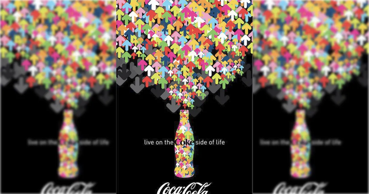 Coke Side Of Life 20 Colorful Arrows