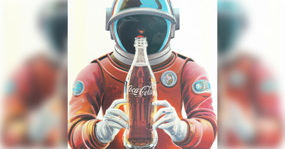 The Coca-Cola Company Real Magic Art 20 Astronaugt