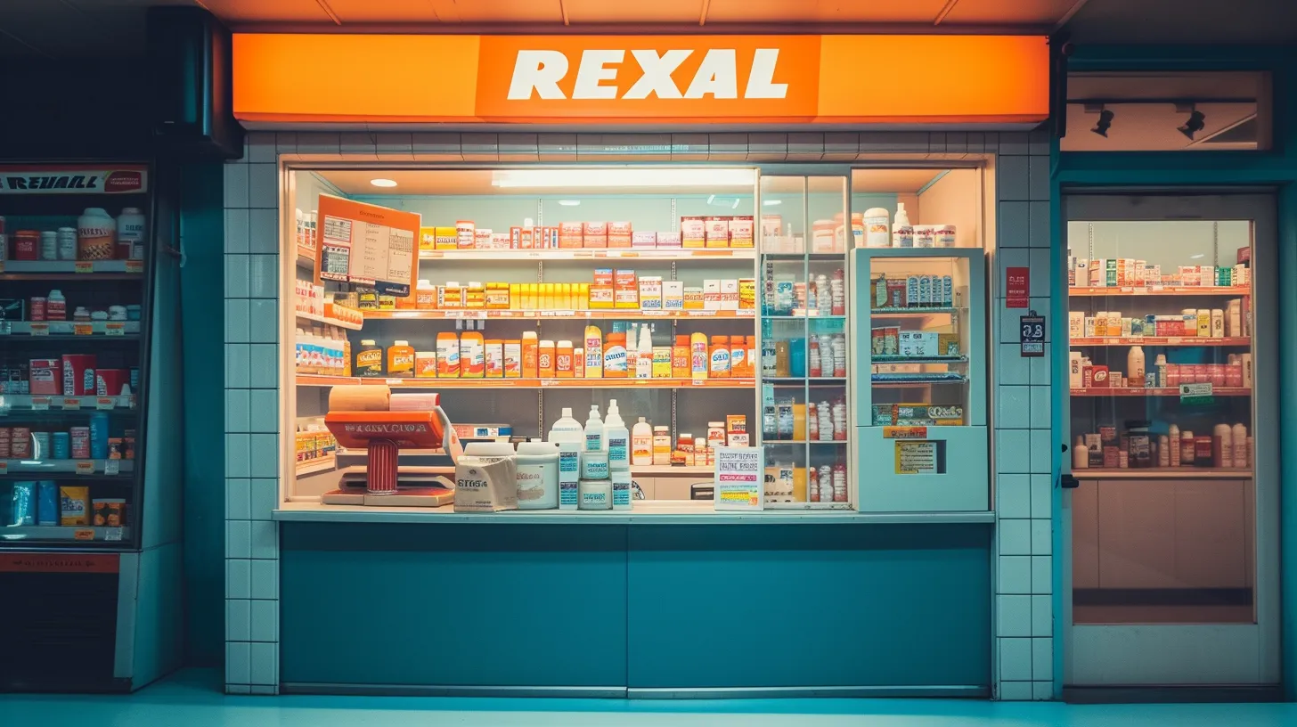 Drug Store That Says REXALL
