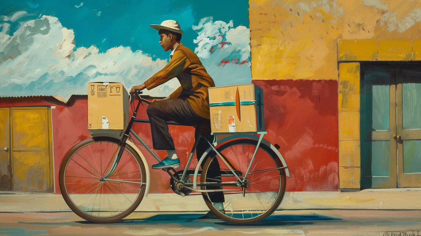 BICYCLE Deliverying Sabritas