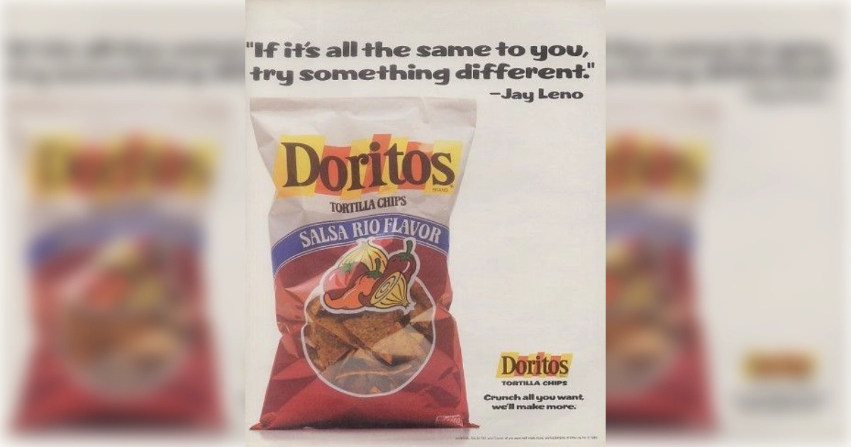 © History Oasis Doritos Vintage Ad