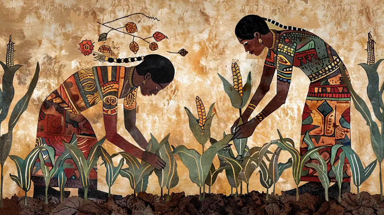Planting Corn Pre Columbian Indigenous Peoples