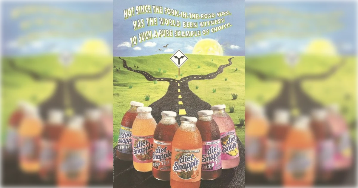 Snapple Snapple Vintage Ad