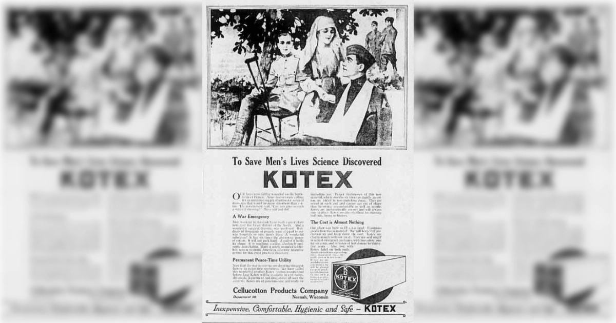 Kotex Vintage Ad