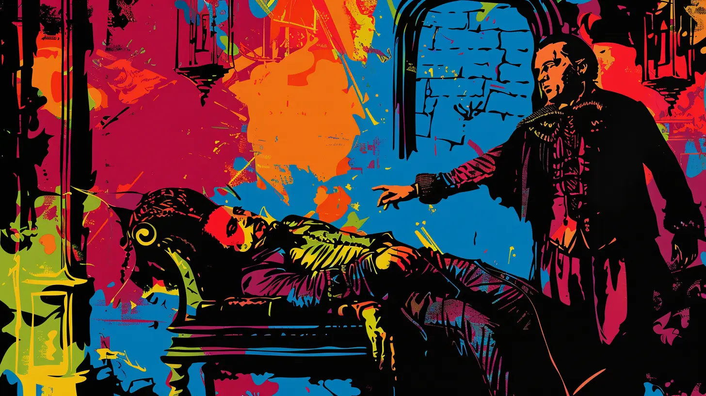 A Scene From The Play Hamlet