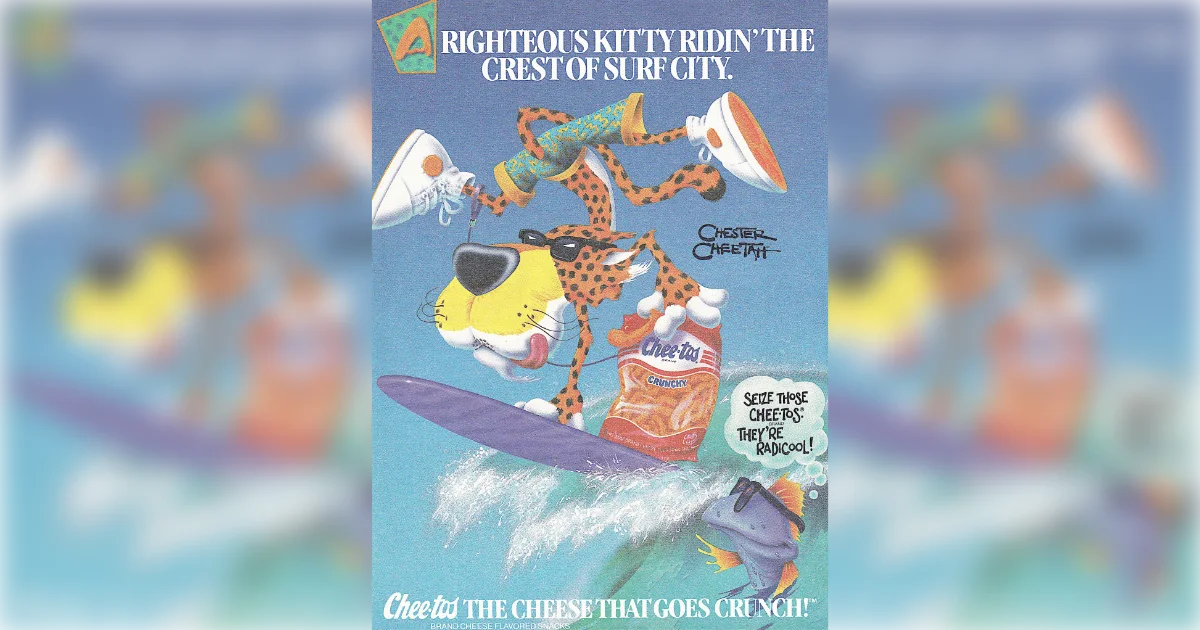 Frito-Lay Chester Cheetah Vintage 20 1986