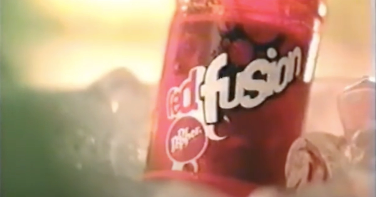 Dr Pepper Red Fusion Vintage Ad