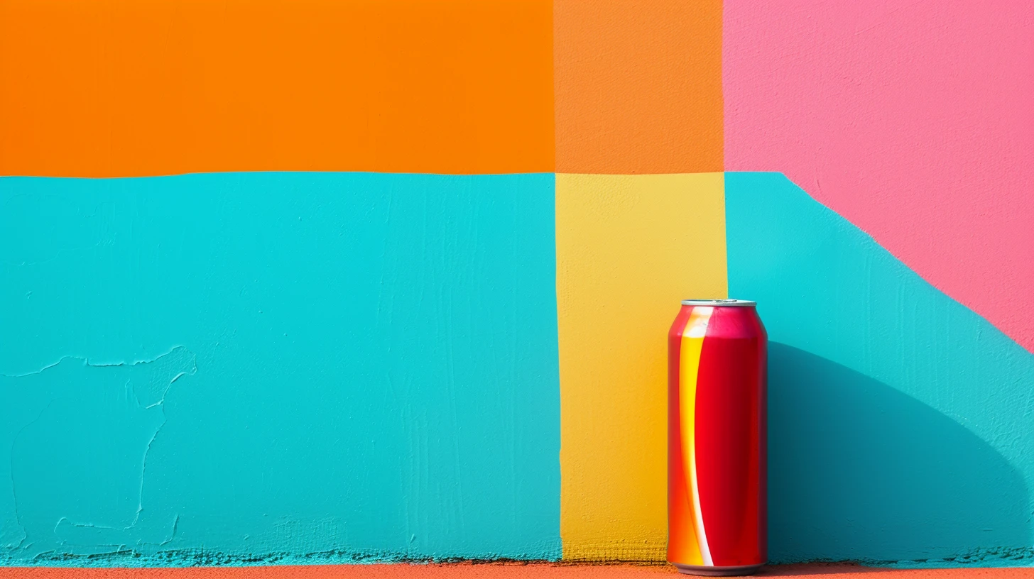 An Energy Drink Pop Art
