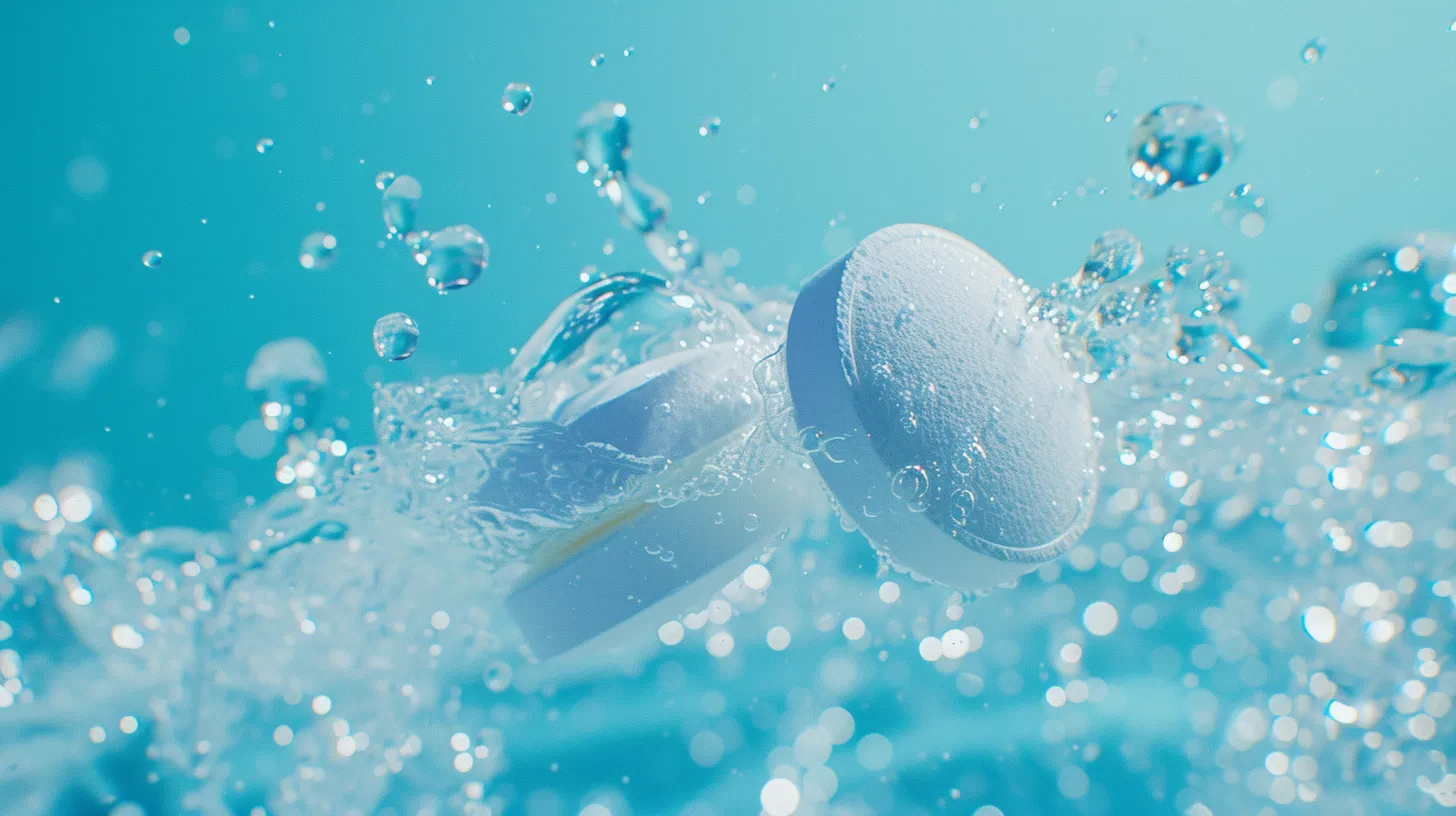 A Tablet Disolving In Water Energy