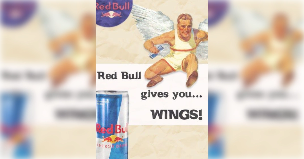 Red Bull Vintage Ad