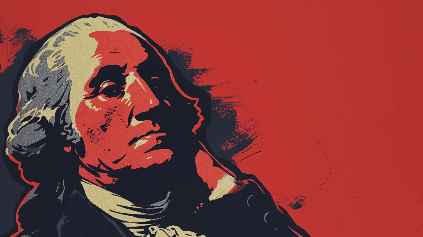 A Tired Looking George Washington