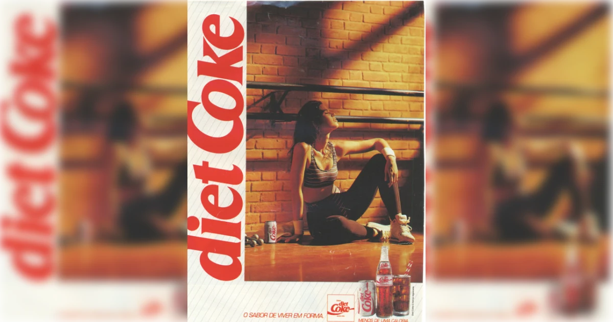 Vintage Diet Coke Ad