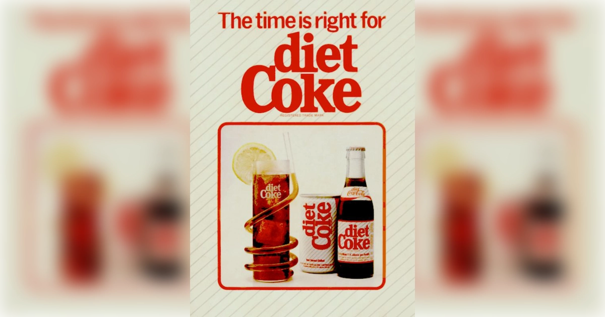 Diet Coke Vintate Ad