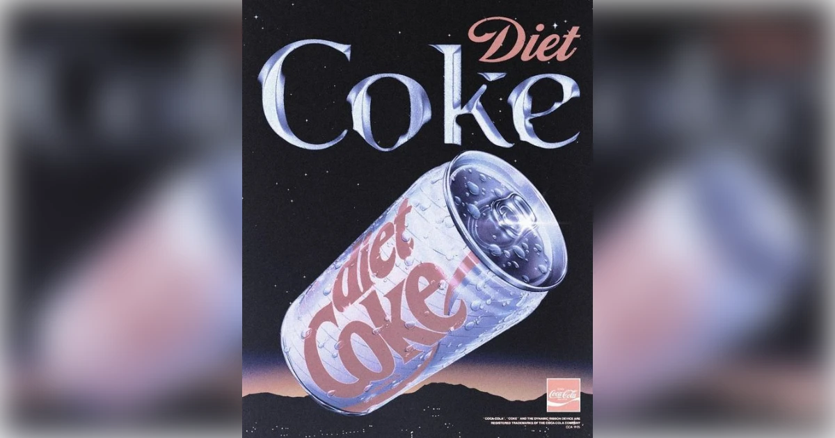 Diet Coke Retro Ad
