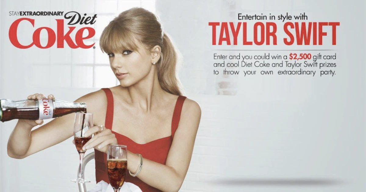 Diet Coke 20 Taylor Swift