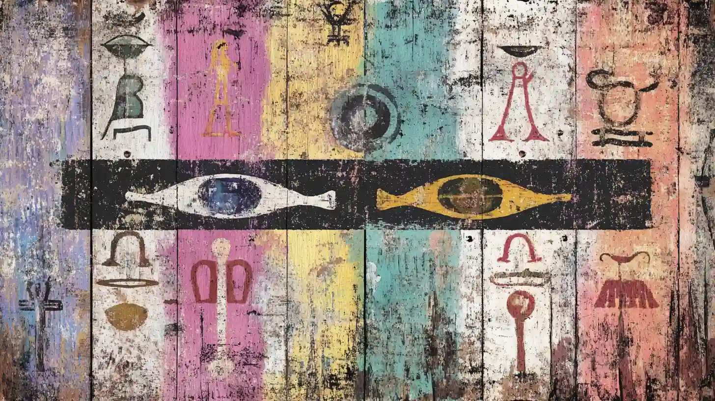 Egyptian Hieroglyphs Different Symbols
