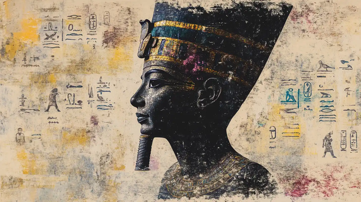 A Pharaoh Egyptian Hieroglyphs