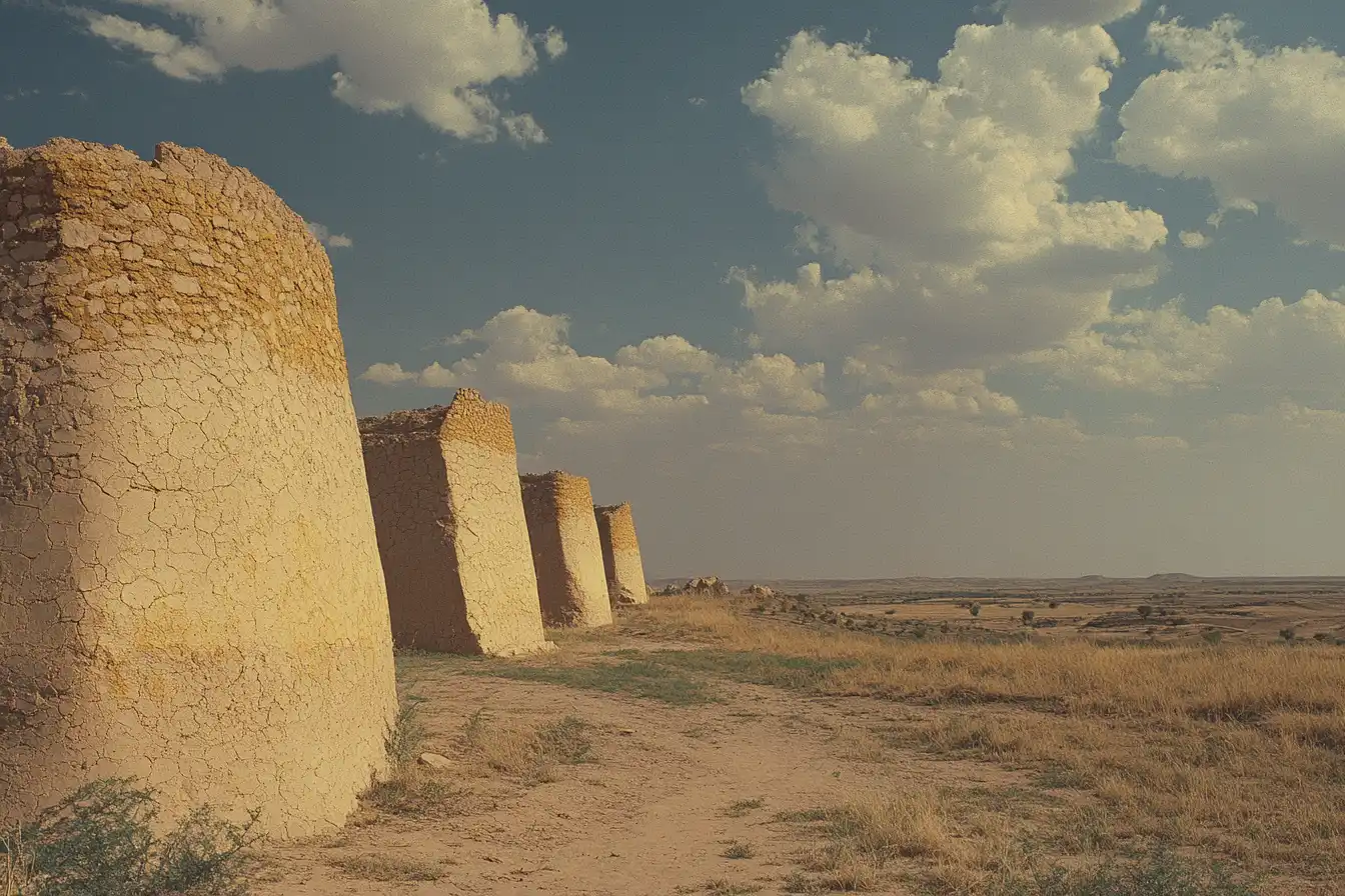 Ancient Massive Clay Fortifications