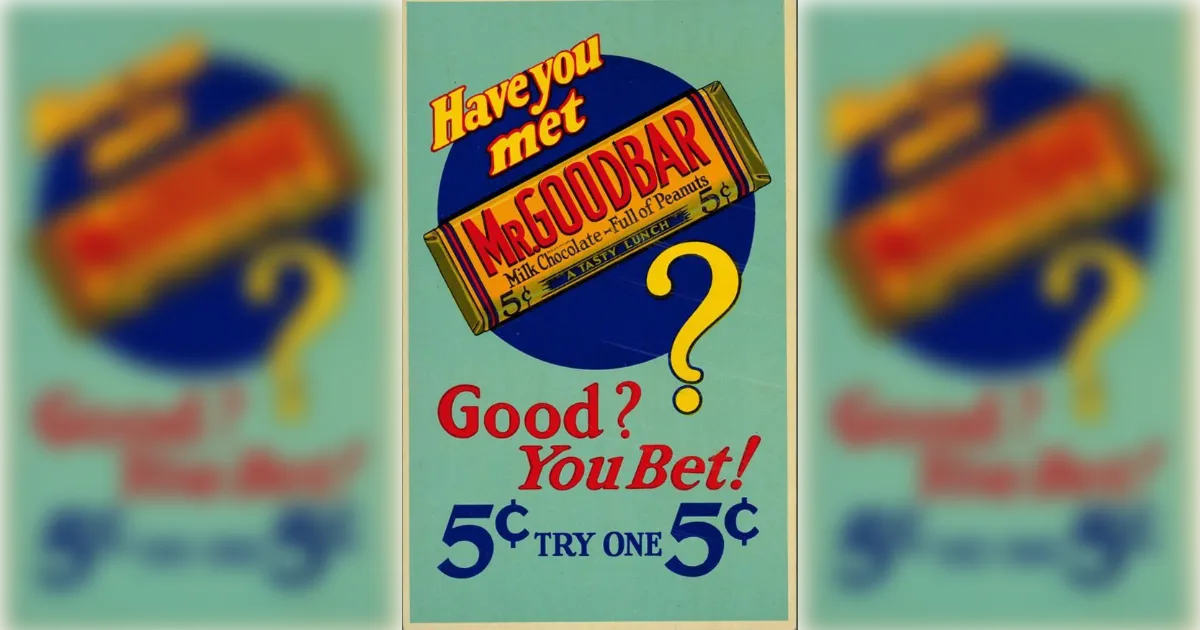 The Hershey Company Mr Goodbar Vintage Ad