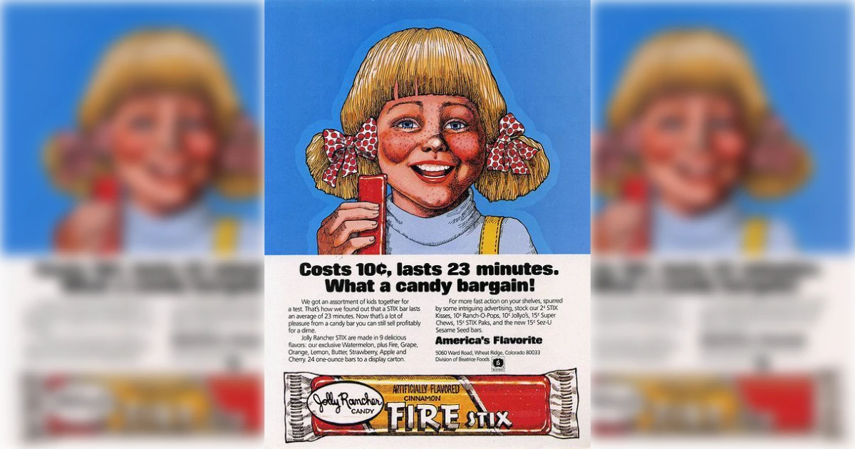 Leaf's Jolly Rancher Vintage Ad