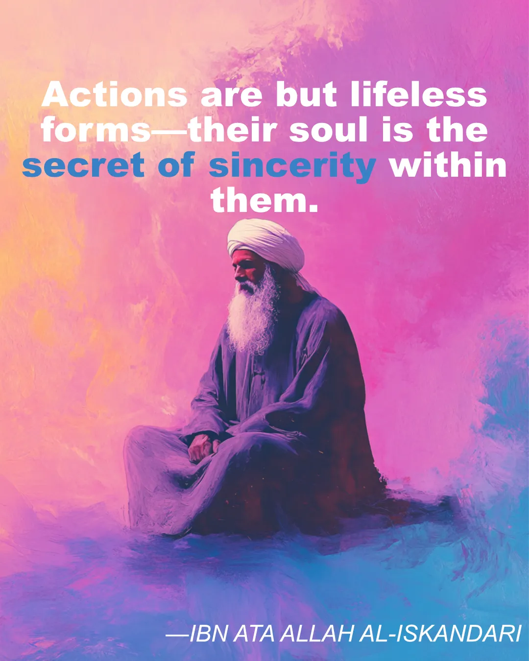 © History Oasis IBN ATA ALLAH AL ISKANDARI Actions