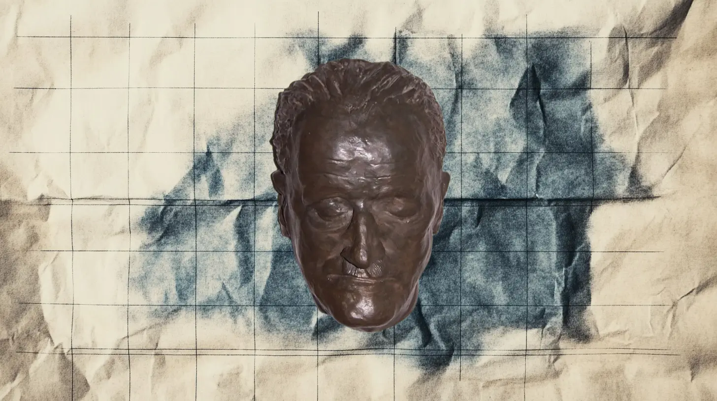 James Joyce Death Mask