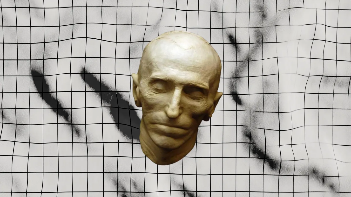 Nikola Tesla Death Mask