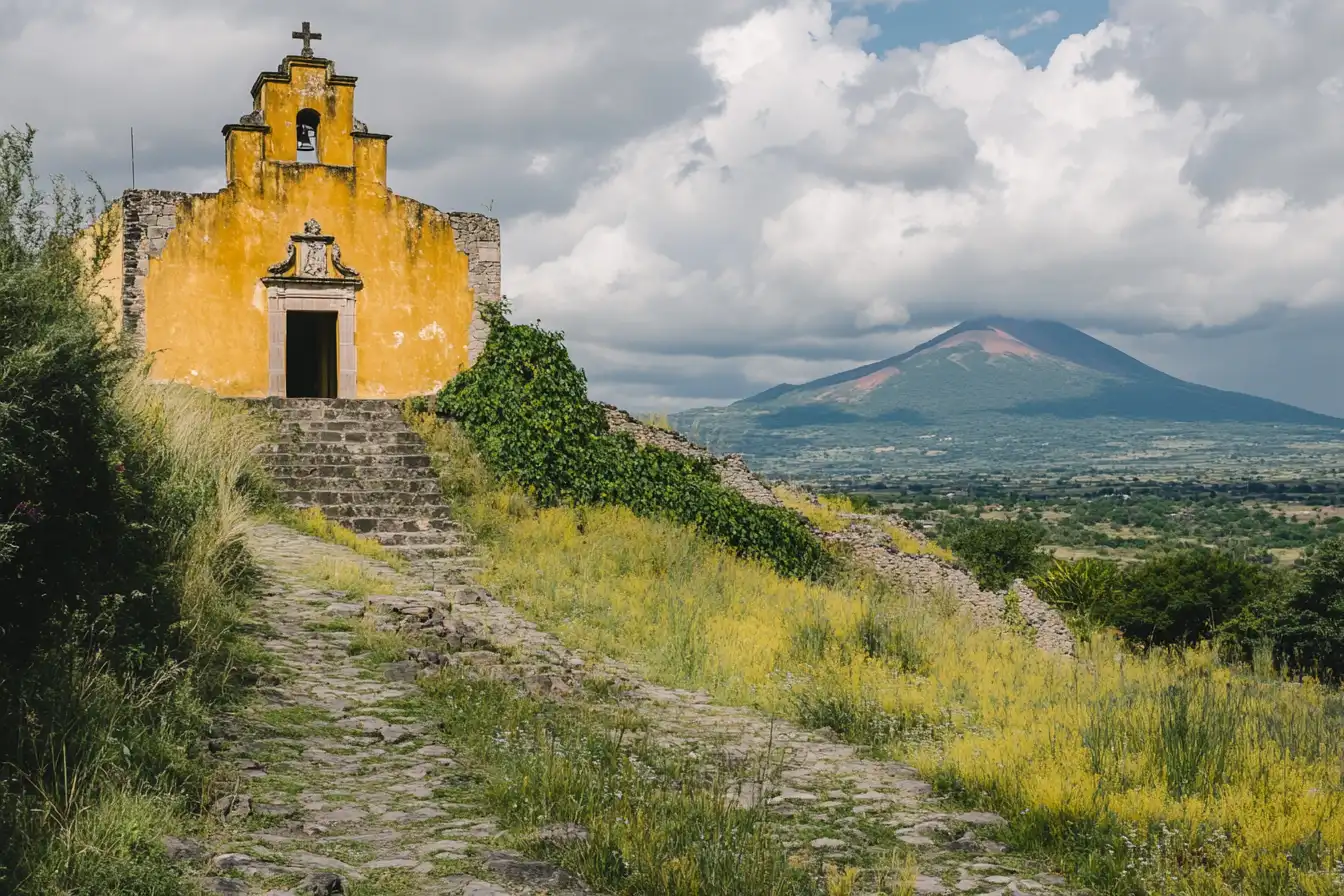 Great Pyramid Of Cholula Puebla