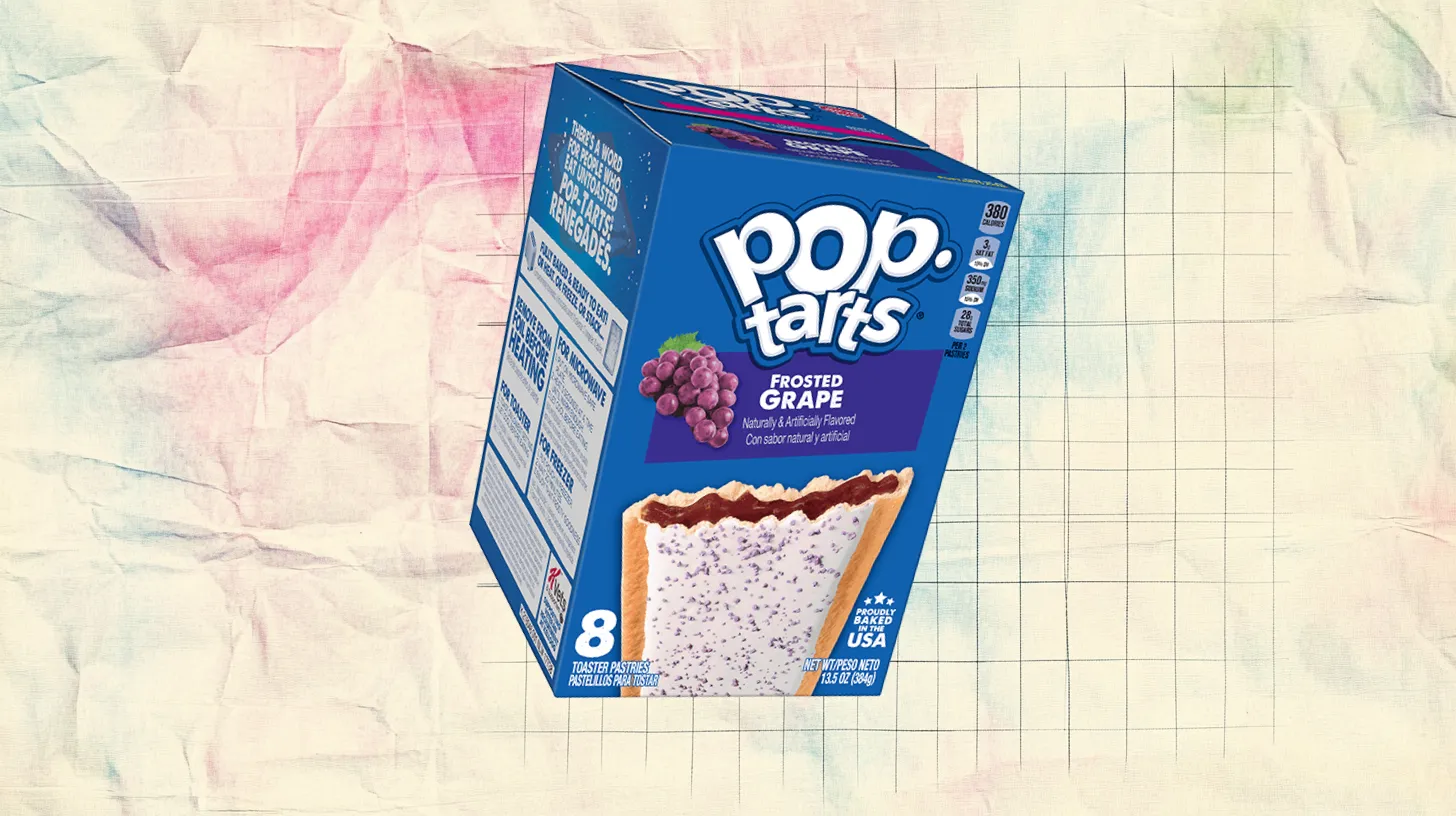 Frosted Grape Pop Tarts