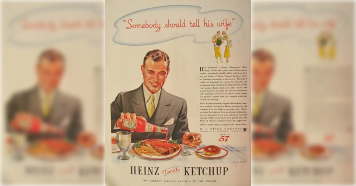 Heinz OCTAGONAL GLASS BOTTLE