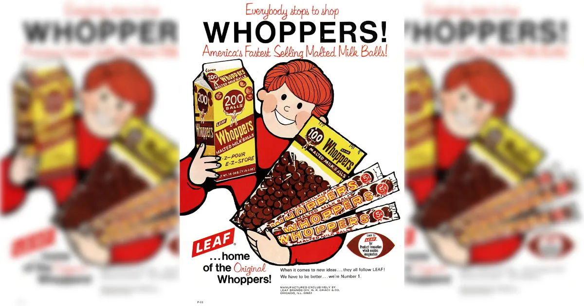 Leaf Vintage Whoppers Ad